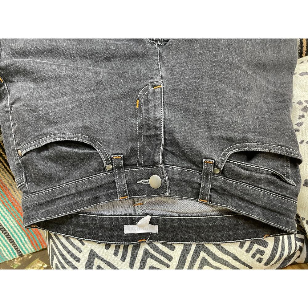 Eileen Fischer Organic Cotton Black Wash Jeans - Size 4 - Picture 9 of 9